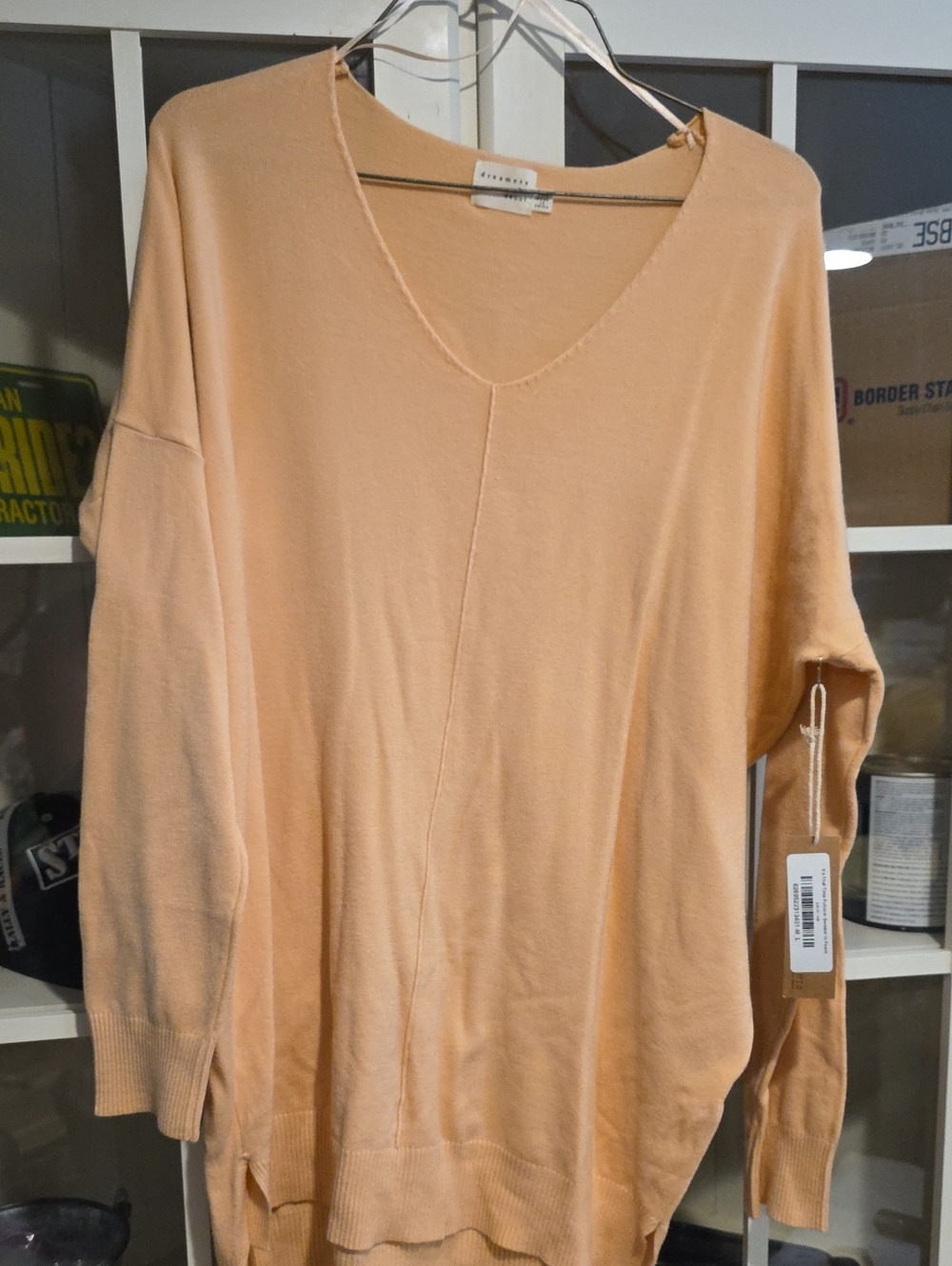 Dreamers Sweater In Peach
